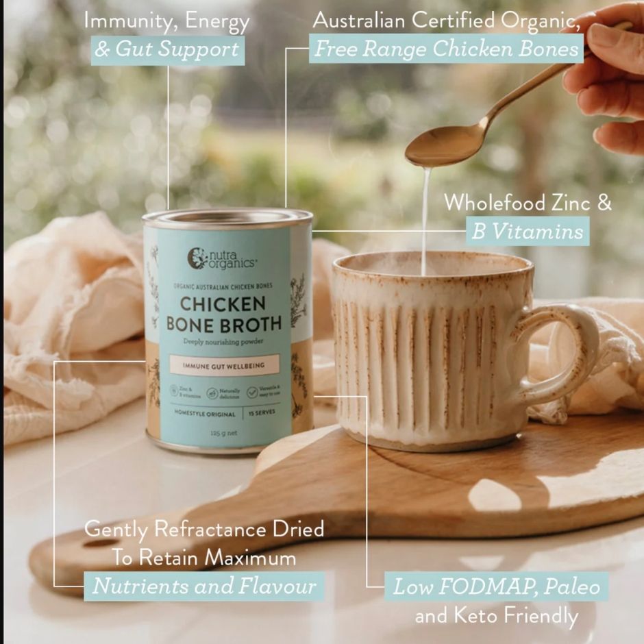 Nutraorganics - Chicken Bone Broth | Original 125g