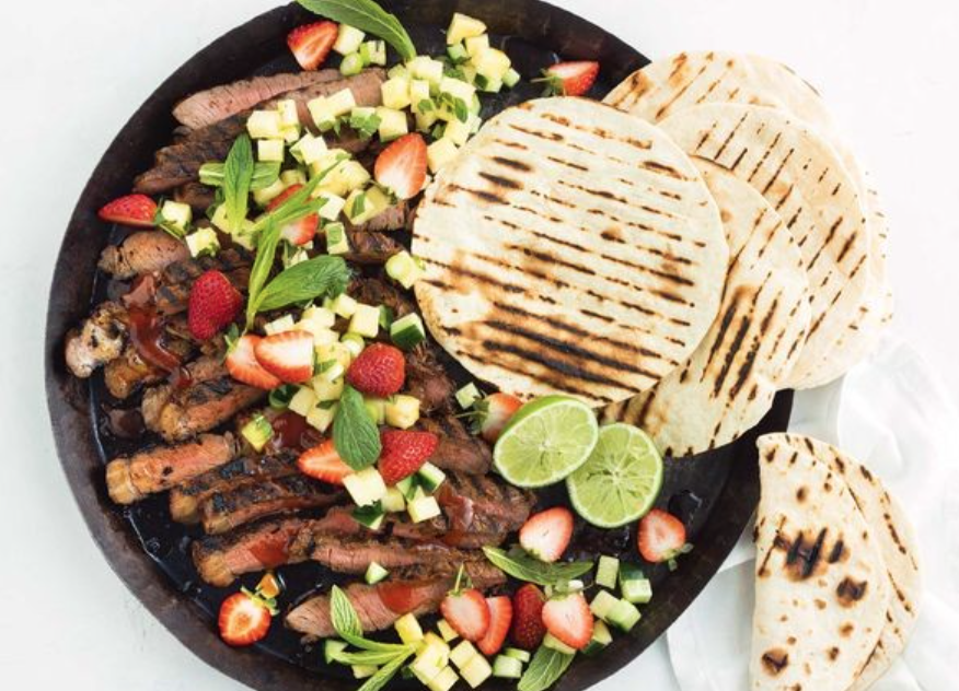SMOKEY BEEF TACOS AND SUMMER SALSA – RECIPE