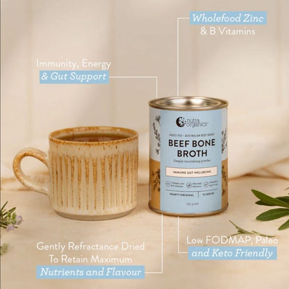 Nutraorganics  - Beef Bone Broth I Original 125g