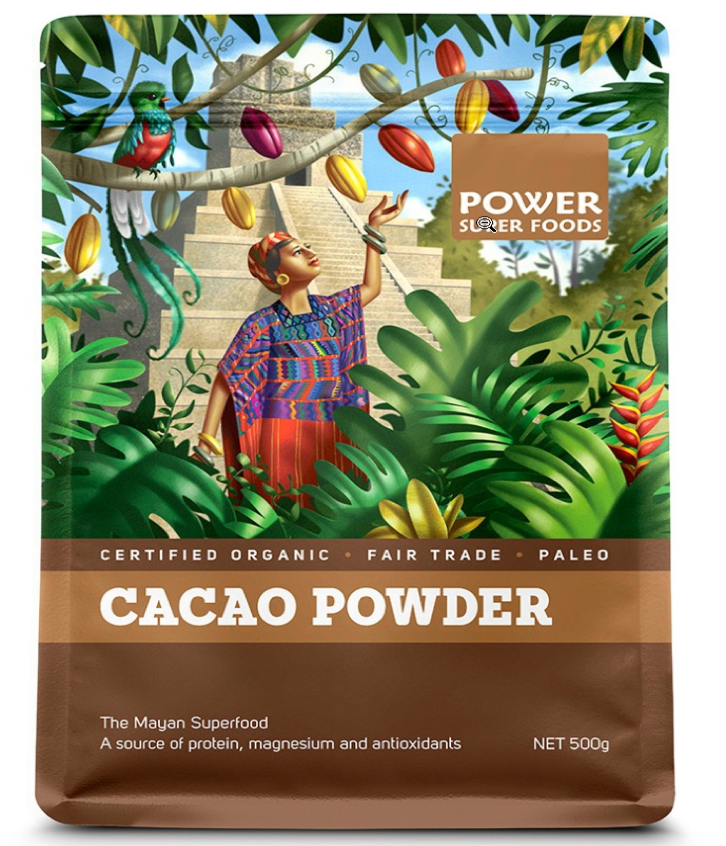 Raw Organic Cacao Powder (Origin Bag) 500g – ReShape Your Life
