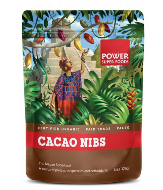 Raw Organic Cacao Nibs 125g